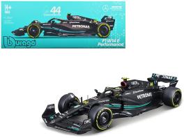 Mercedes-amg f1 w14 e performance #44 lewis hamilton "petronas" formula one f1 "world championship" (2023) 1/24 diecast model car by bburago