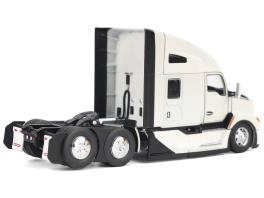 Kenworth t680 truck tractor pearl white "transport series" 1/50 diecast model by diecast masters