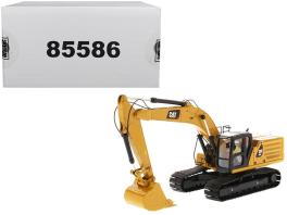Cat caterpillar 336 next generation hydraulic excavator and operator "high line" series 1/50 diecast model by diecast masters