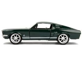 Sean's ford mustang dark green with white stripes "fast & furious" movie 1/32 diecast model car by jada
