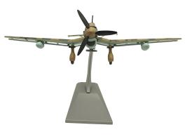 Junkers ju 87r trop stuka bomber aircraft "immelmann 6./stg 2 libya" (1941) german luftwaffe 1/72 diecast model airplane