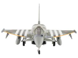 Eurofighter typhoon fgr4 fighter aircraft "zj913 fm-g" (2024) british royal air force "air power series" 1/72 diecast model by hobby master