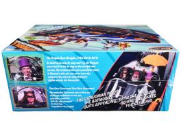 Skill 2 model kit 1966 batmobile "bad guy getaway edition" with penguin and catwoman figures "batman" (1966-1968) tv series 1/25 scale model by polar lights