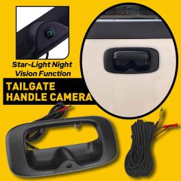 Tailgate handle backup camera replacement 15228539 rear handle reversing backing camera tailgate kit black