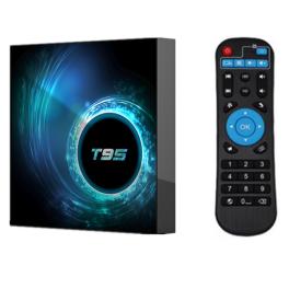 T95 tv box android 10 4gb 32gb 64gb allwinner h616 quad core 1080p h.265 4k tvbox 2gb 16gb android 10.0 set top box black_2gb + 16gb