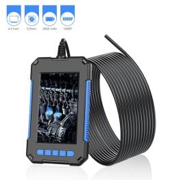 P40 hd endoscope waterproof industrial 200w portable handheld endoscope with screen 5.5mm 2 meters