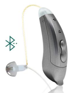 Specifications: graphite gray left ear - wireless bluetooth noise-canceling ric hearing aid