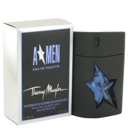 Angel by thierry mugler eau de toilette spray refillable (rubber flask) 1.7 oz (men)