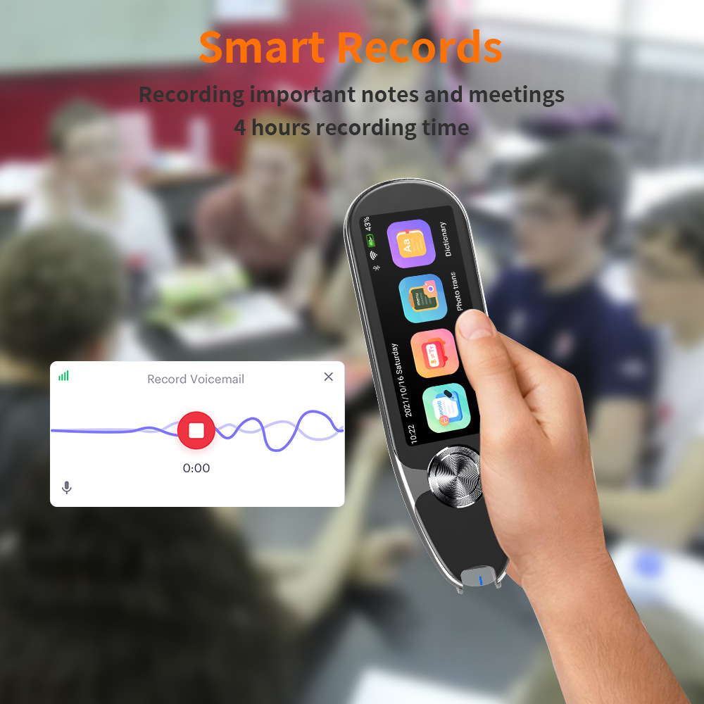 Intelligent translation pen offline scanning